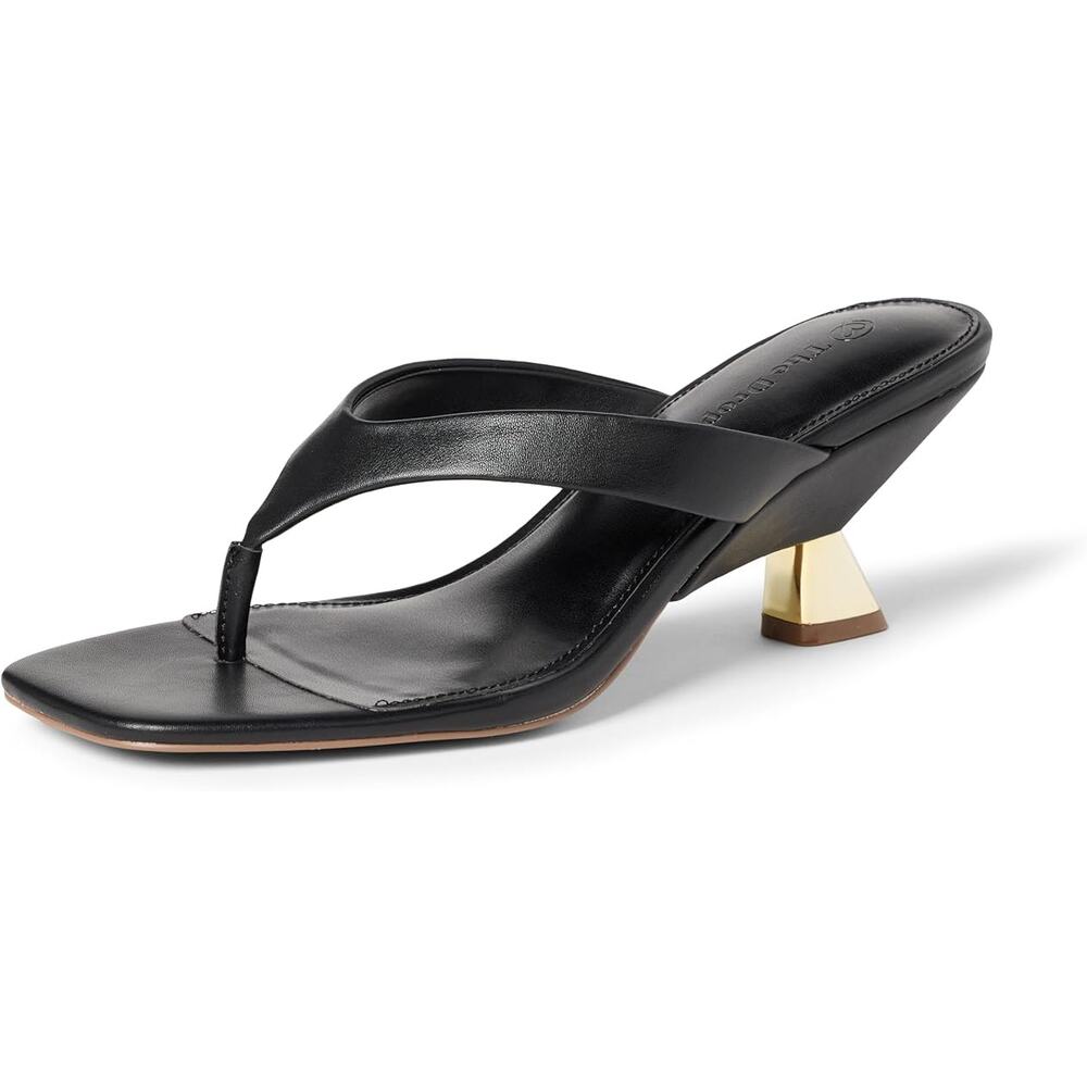 New Size 6.5 Women's Dakota Thong with Sculpted Heel in Black
